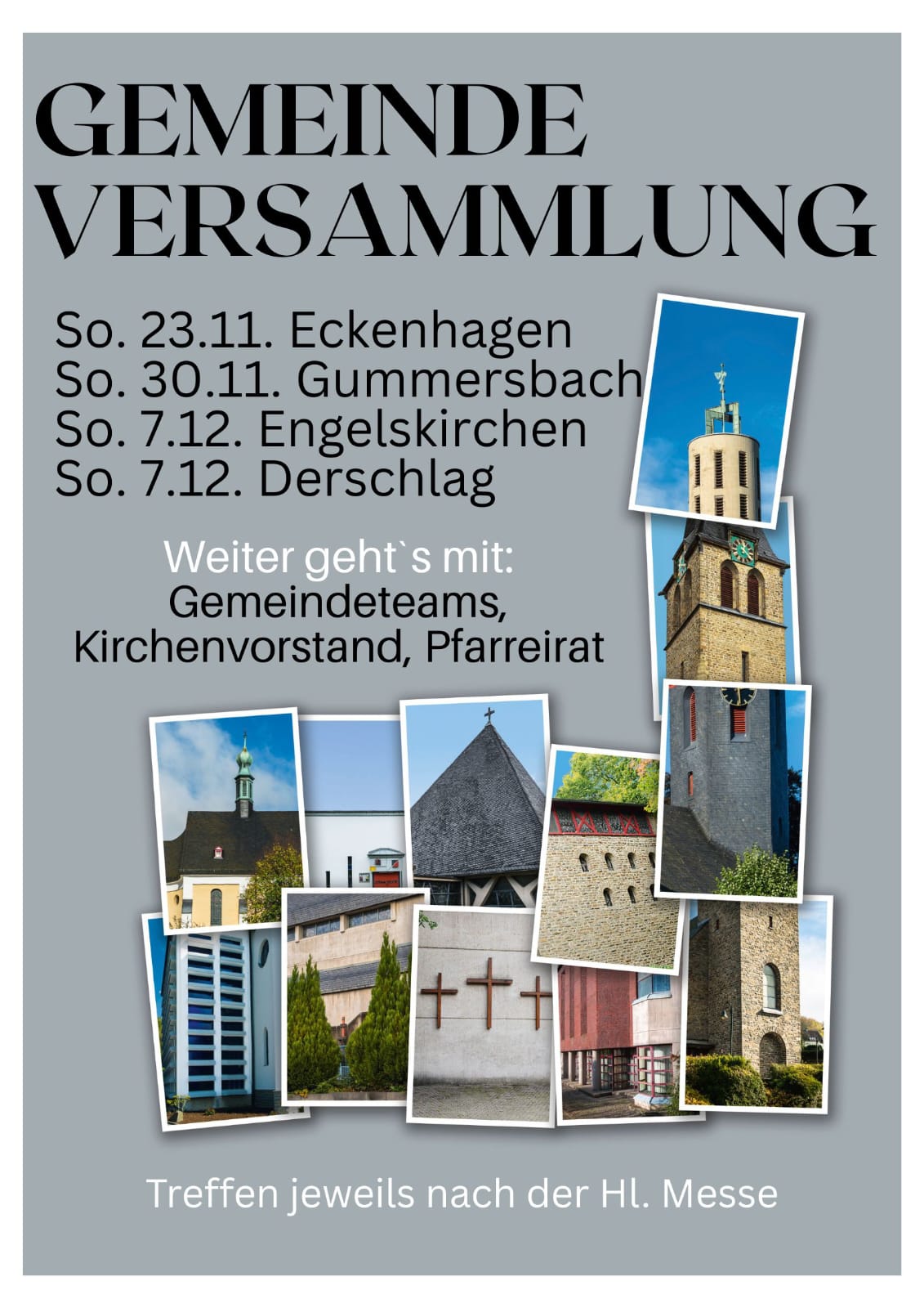 Gemeinde Versammlung