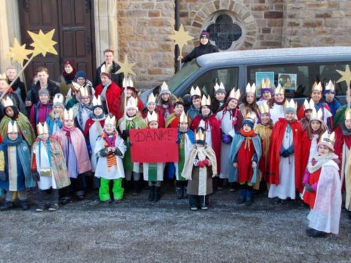 Gruppenfoto Sternsinger 2017