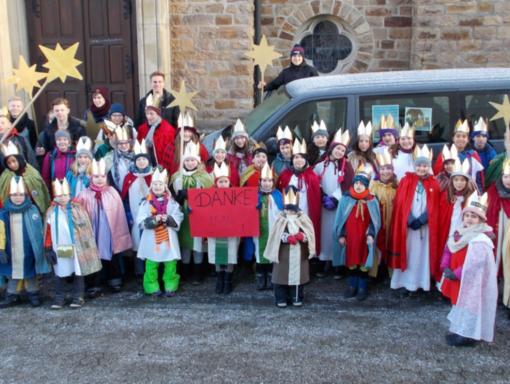 Gruppenfoto Sternsinger 2017